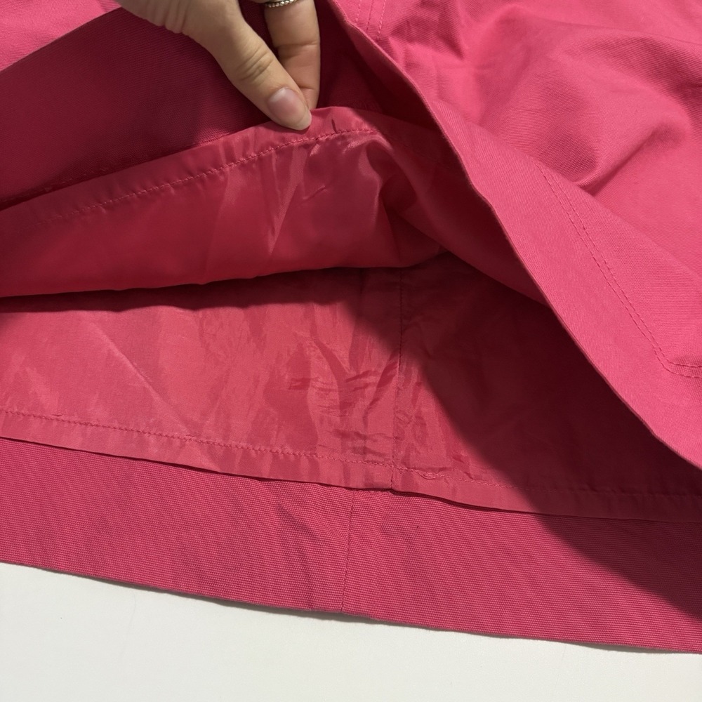 Talbots Pink A-Line Skirt Stretch Pockets Back Zip Lined Sz 14 - Picture 5 of 9